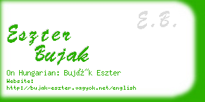 eszter bujak business card